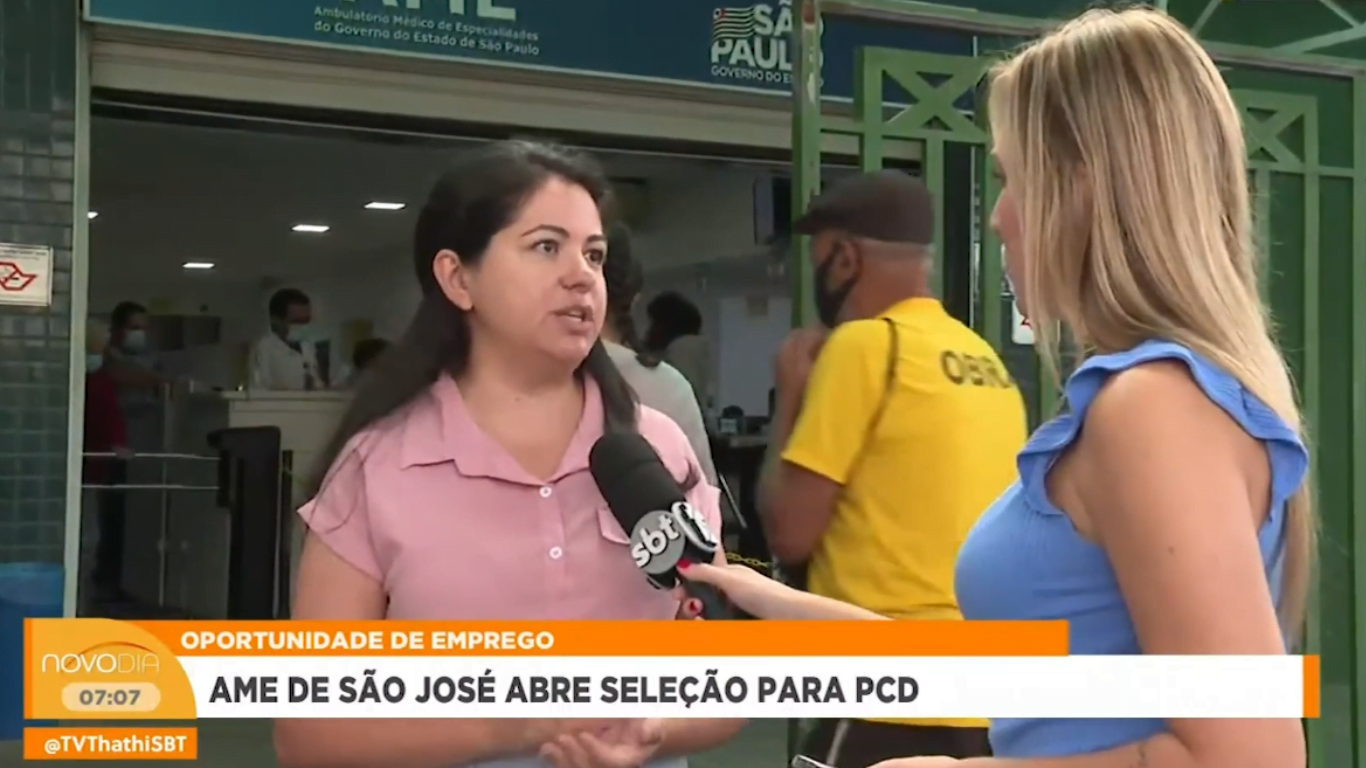 AME de São José abre seleção para pessoas com deficiência