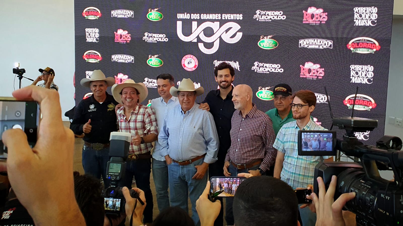 Segura peão: UGE – União dos Grandes Eventos é apresentada em evento no Parque do Peão de Barretos