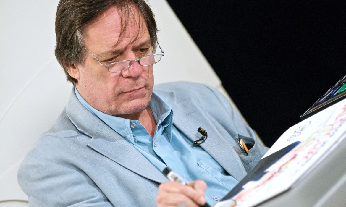 São Paulo (SP) - Cartunista Paulo Caruso. Foto: Foto: Silvio Tanaka/Tv Cultura