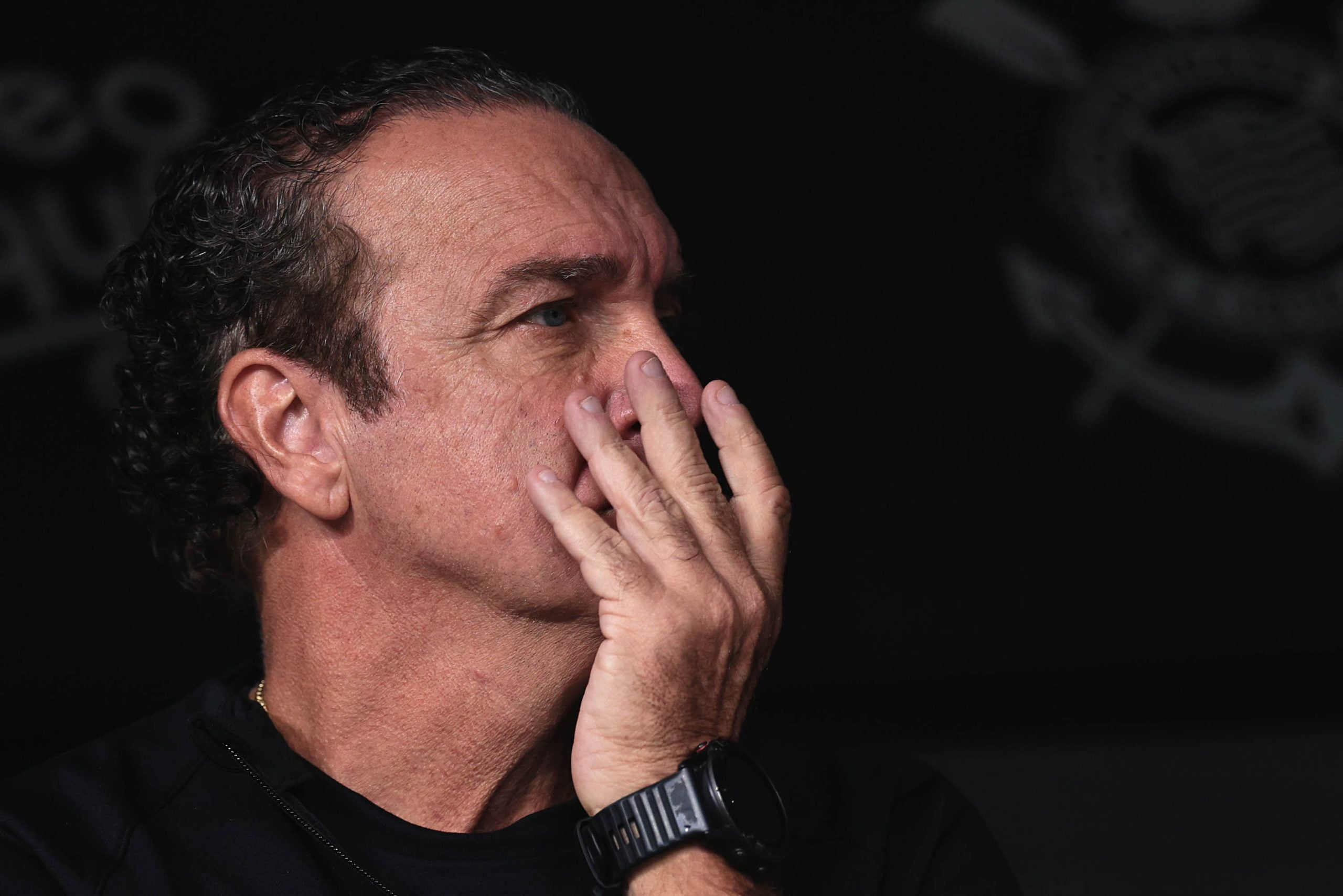 Técnico Cuca O técnico Cuca, do Corinthians, durante a partida contra o Remo, válida pelo confronto de volta da terceira fase da Copa do Brasil | Foto: Ettore Chiereguini/Agif/Folhapress