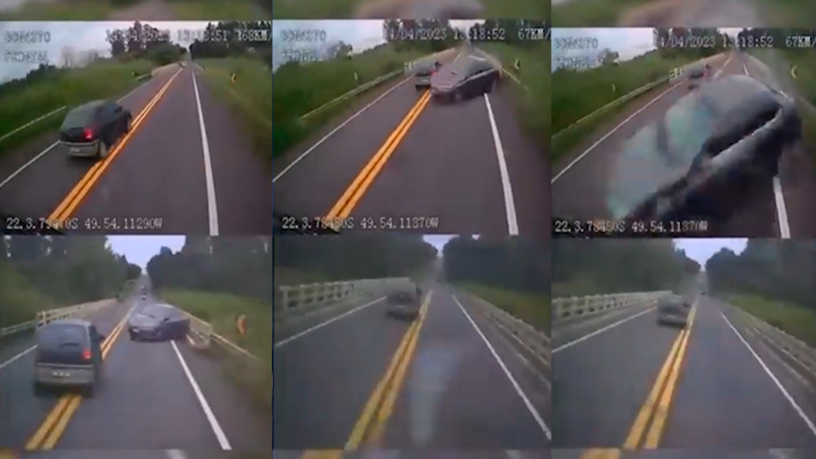 Carro bate de frente com caminhão e mulher morre quando se dirigia à festa de casamento da filha