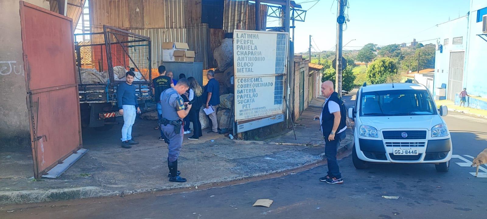 Fiscalização nos ferros-velhos