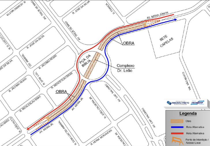 Trincheira da av. Meira Júnior será interditada até 11 de junho
