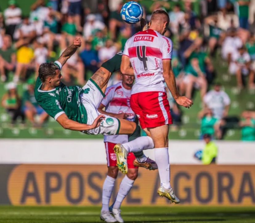 O Guarani perdeu sua invencibilidade de quatro jogos na Série B do Campeonato Brasileiro