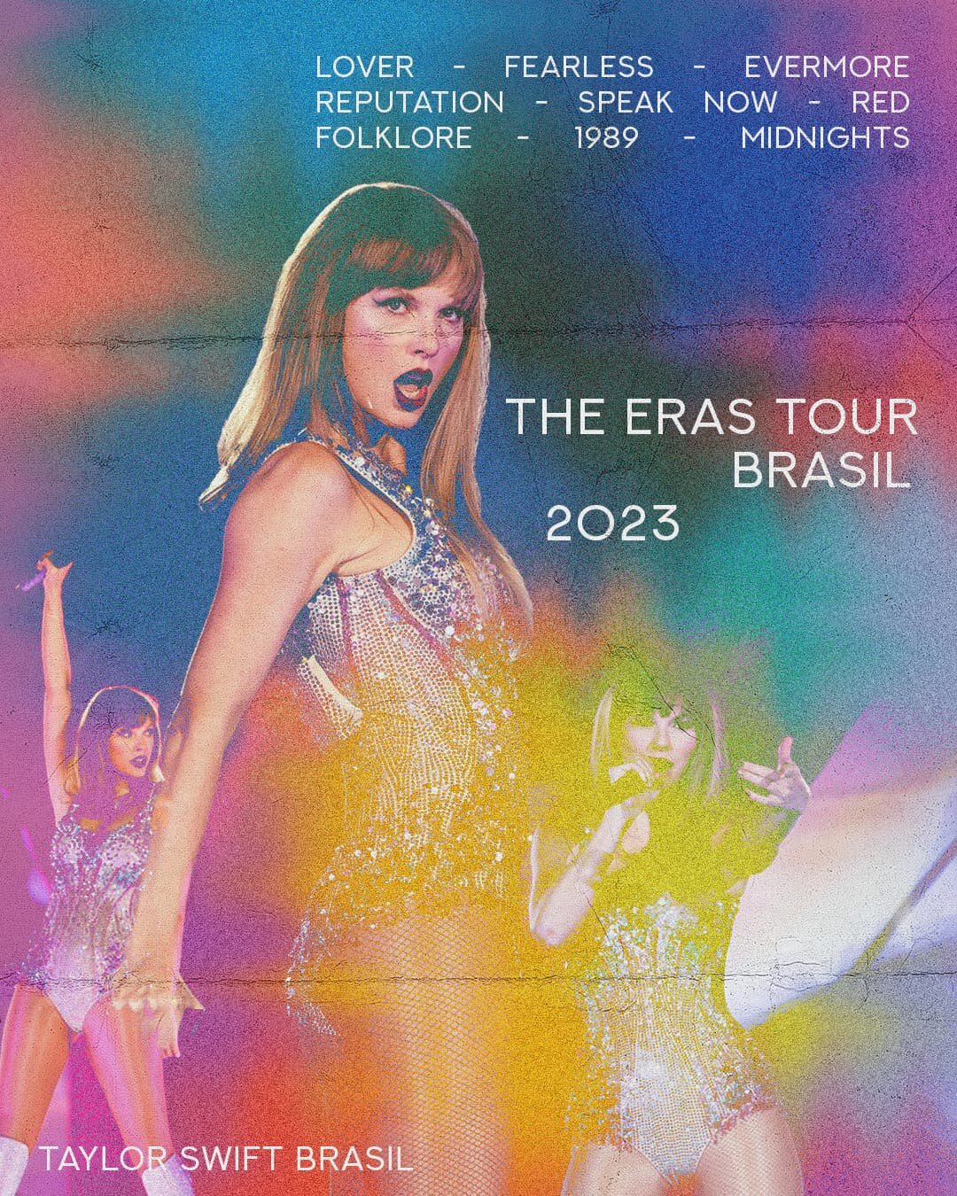 Taylor Swift anuncia datas de shows no Brasil