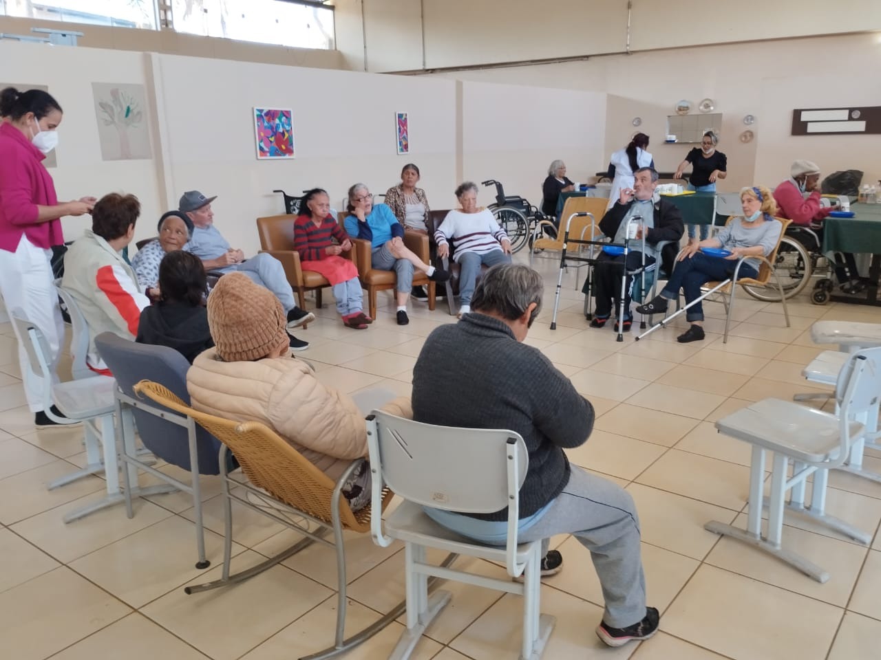 Leitura para confortar pacientes realiza evento