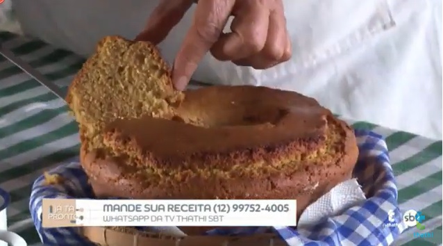 Aprenda a fazer um bolo de paçoca no quadro “Já tá pronto?”