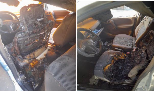 Seis carros incendiados em Taubaté