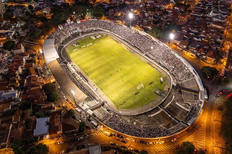 Imagem aérea do Majestoso