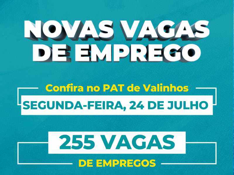 Posto de atendimento ao trabalhador de Valinhos disponibiliza 255 vagas de emprego