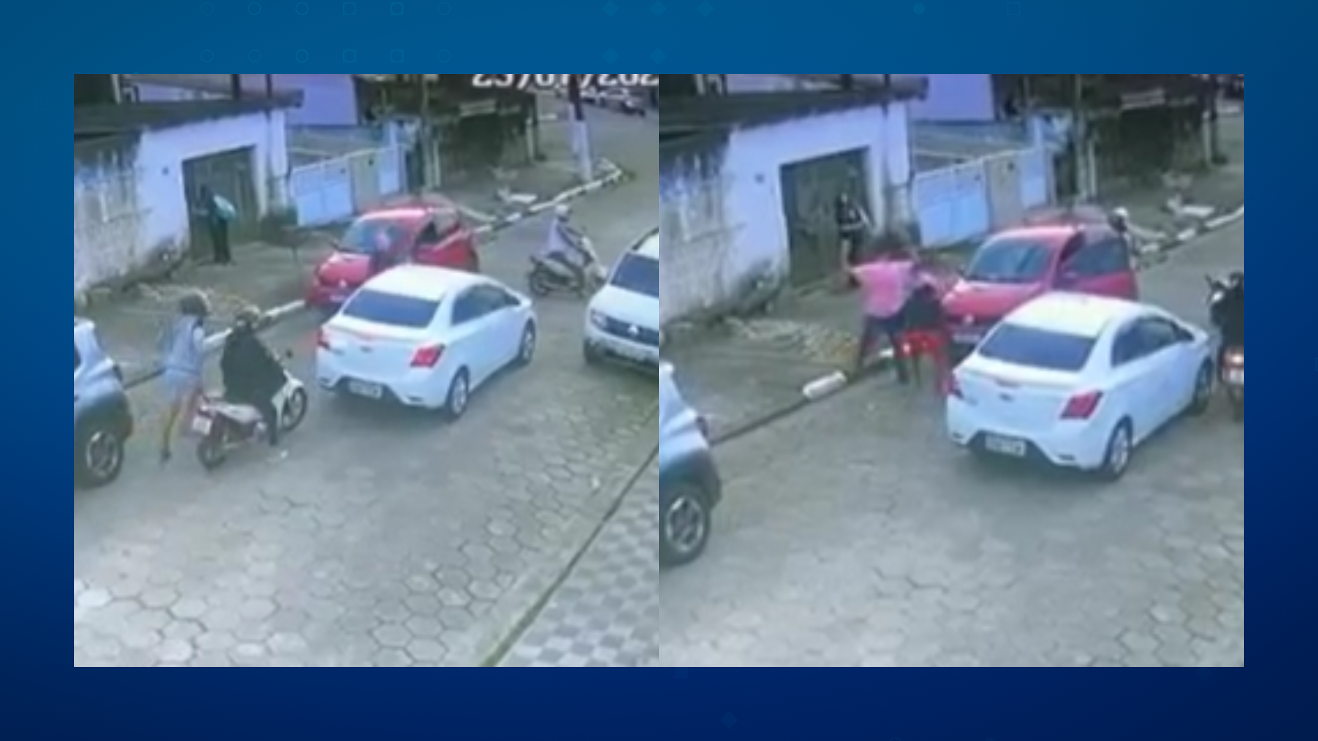 Reféns da violência: Bando cerca e rouba motorista em São Vicente