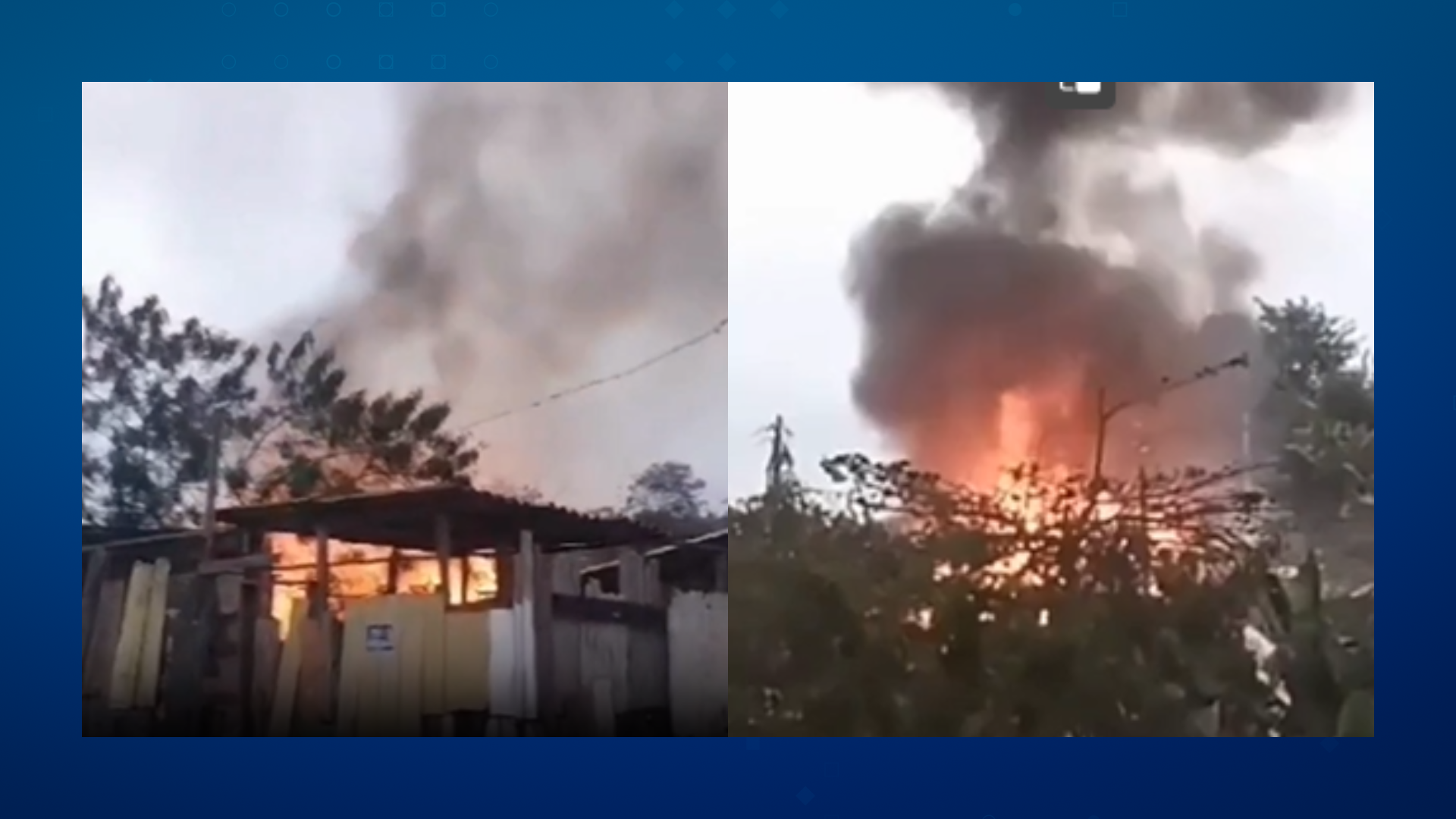 Incêndio atinge casa em comunidade de São Vicente