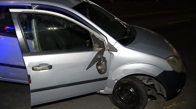 Perseguição alucinante: procurado foge com a companheira e recém nascido no carro