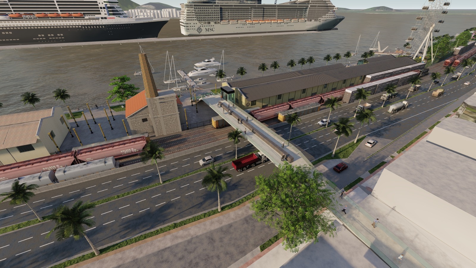 Nova passarela para o acesso ao Parque Valongo será construída