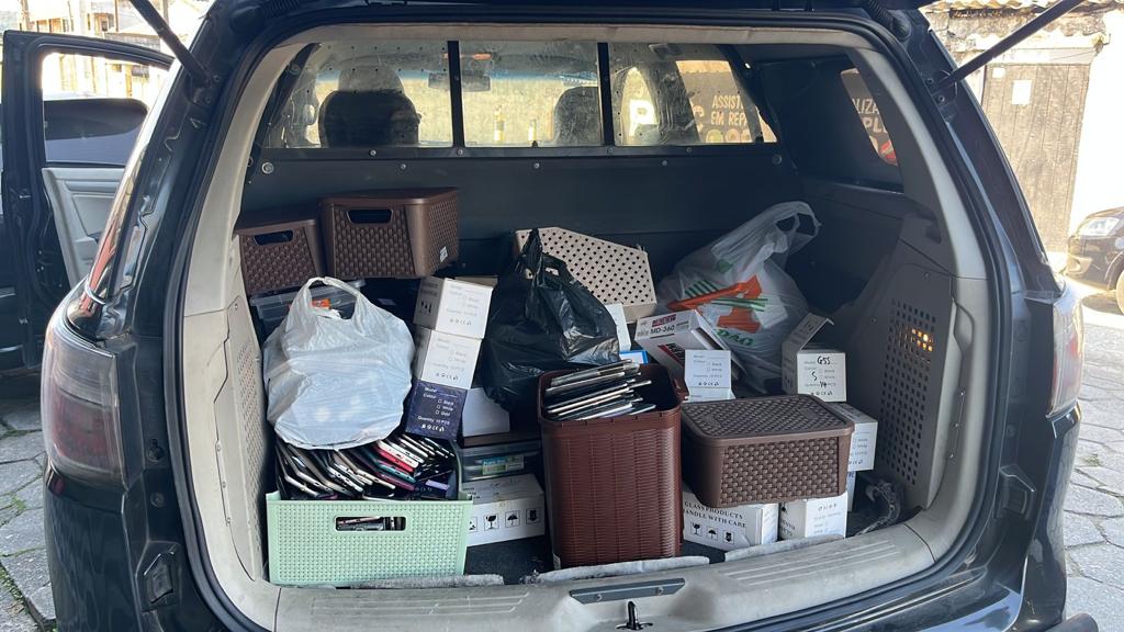 VÍDEO – Operação termina com nove presos e quase 1,7 mil celulares apreendidos no Litoral