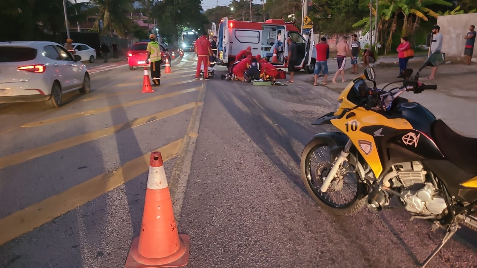 Idoso morre atropelado por motocicleta em São Sebastião