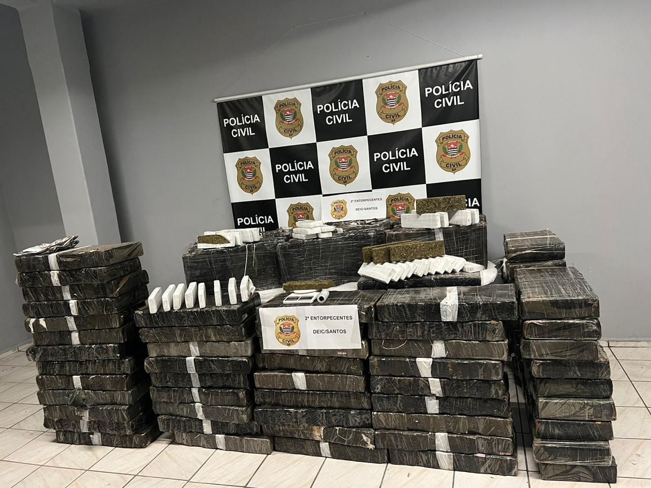 Quadrilha responsável por abastecer o tráfico no Litoral é presa com quase uma tonelada de maconha