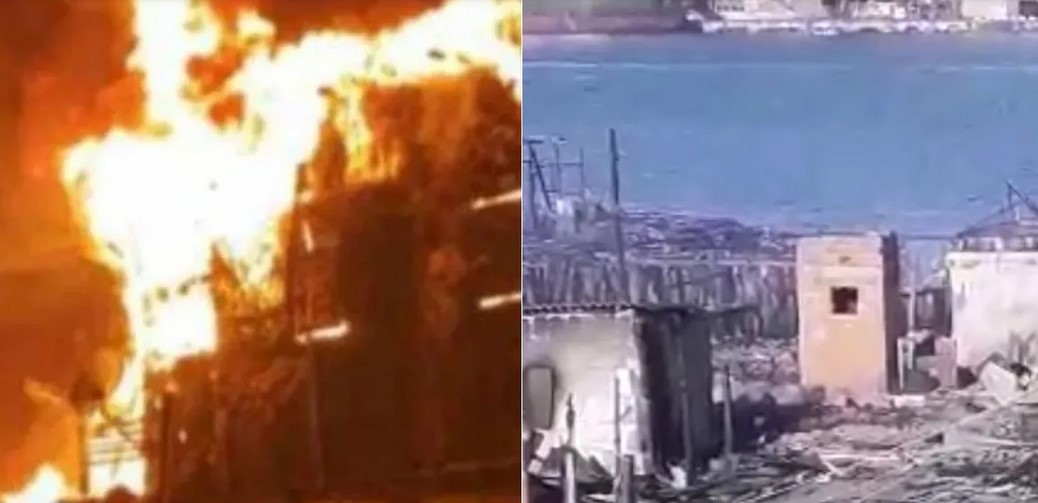 Mais de 30 moradias são destruídas por incêndio em comunidade do Guarujá