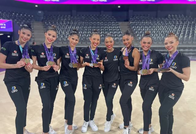 Brasil fatura ouro na Copa do Mundo de Ginástica Rítmica