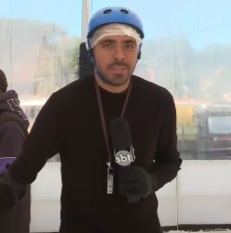 Pedro Coralia foi patinar no gelo: será que ele mandou bem?