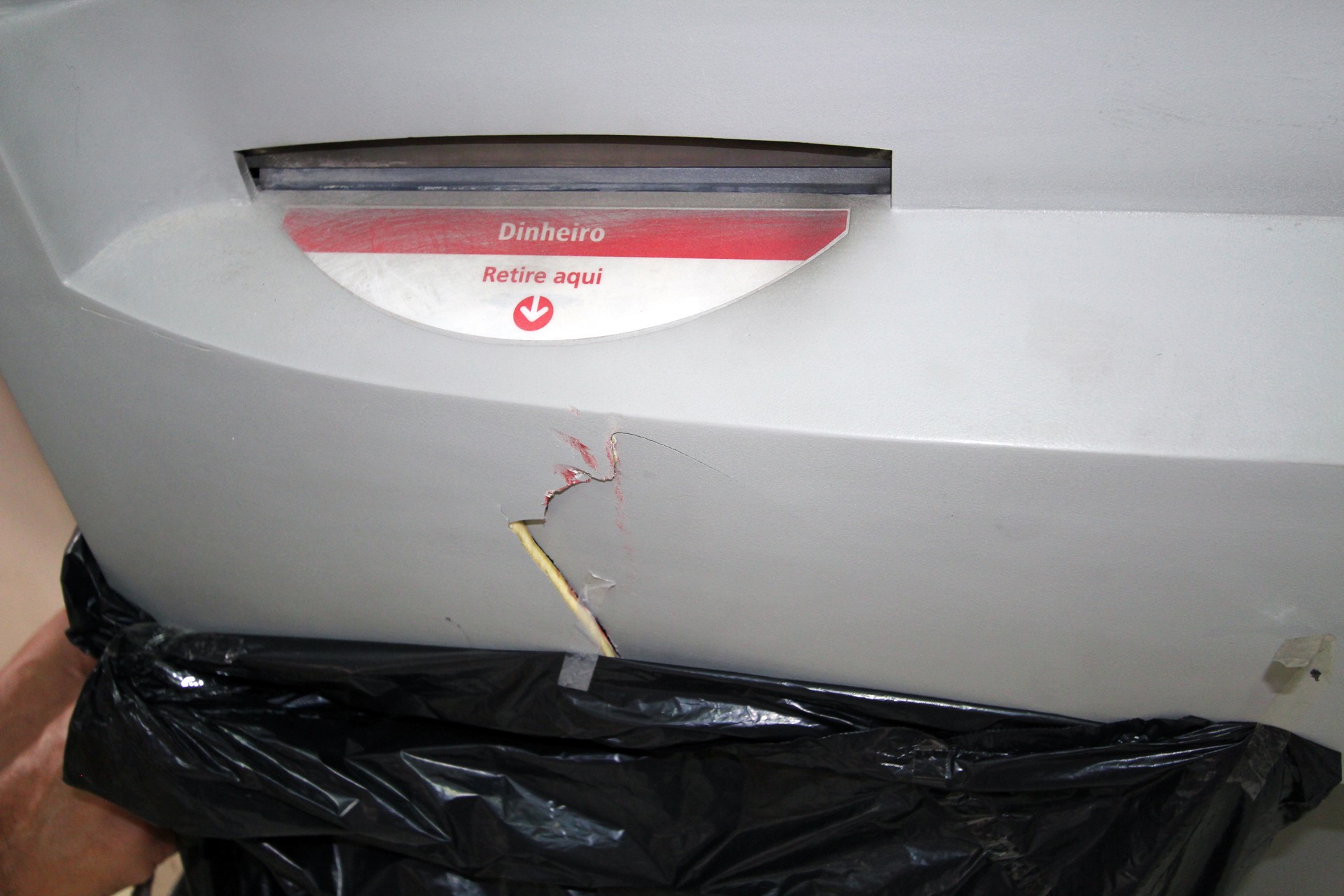 BO é registrado após tentativa furto em caixa eletrônico do bairro Parque Ribeirão