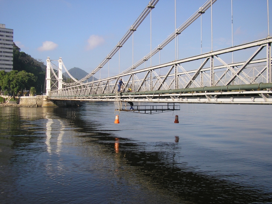 Revitalização da Orla do Gonzaguinha interdita Ponte Pênsil nesta sexta-feira (24)
