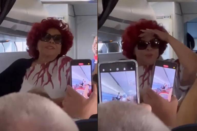 Voo com Alcione a bordo atrasa e artista canta para passageiros