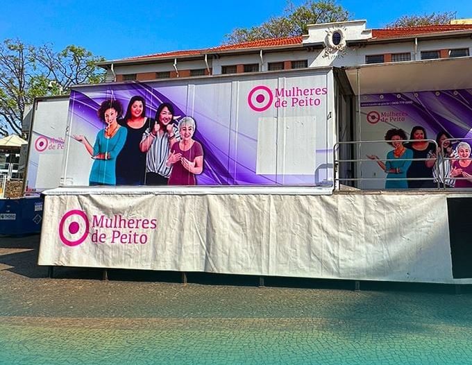 Carreta da Mamografia chega em Americana