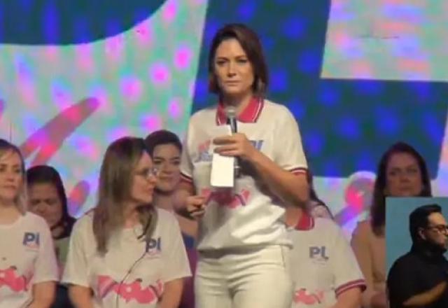 Michelle Bolsonaro ironiza investigações da PF e diz que vai lançar ‘Mijoias’