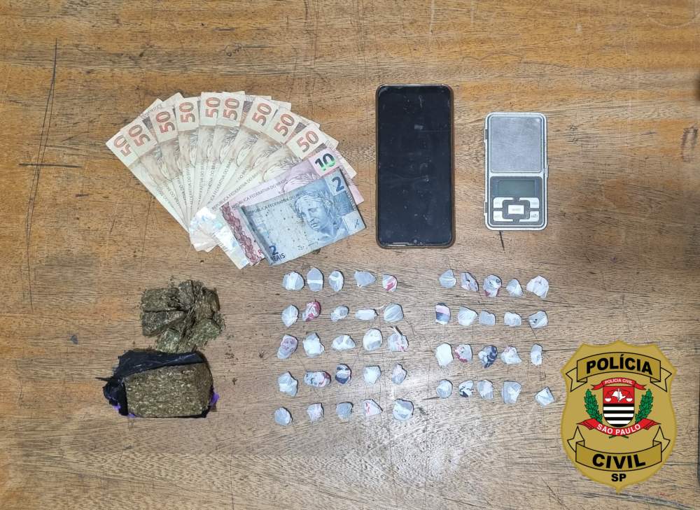 Polícia civil de Birigui prende homem em flagrante por tráfico de drogas