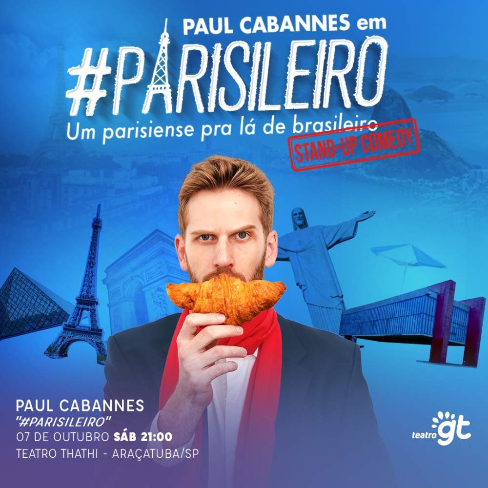 Paul Cabannes apresenta seu novo show em Araçatuba