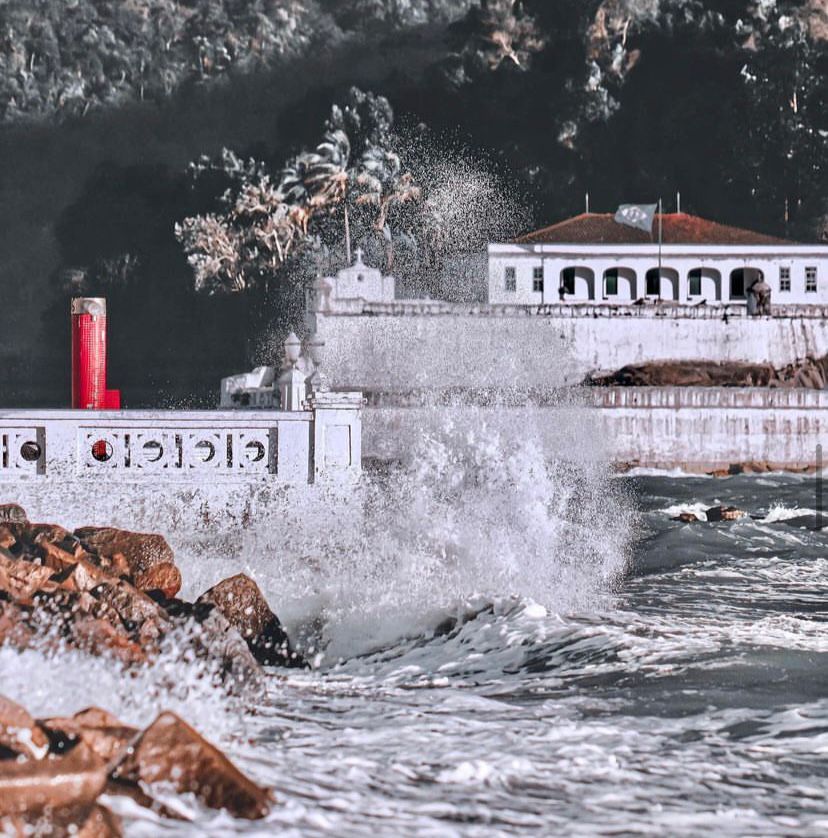 O mar vai ficar “revoltado” nas praias do Litoral de SP