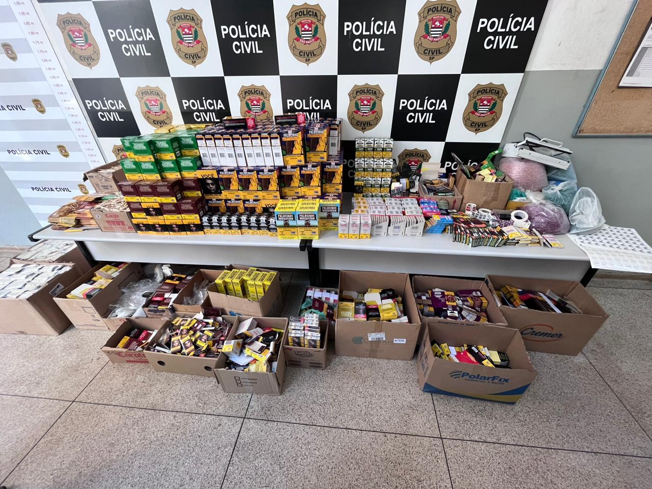 Polícia encontra fábrica clandestina de cigarro na zona Leste de Ribeirão