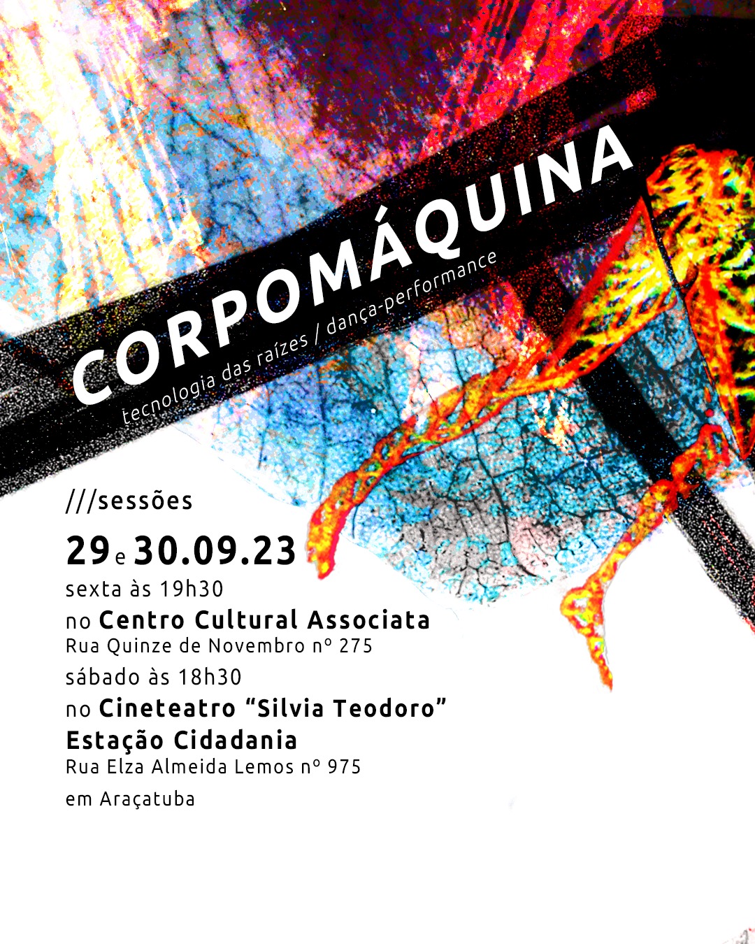 O espetáculo “Corpomáquina” se apresenta em Araçatuba