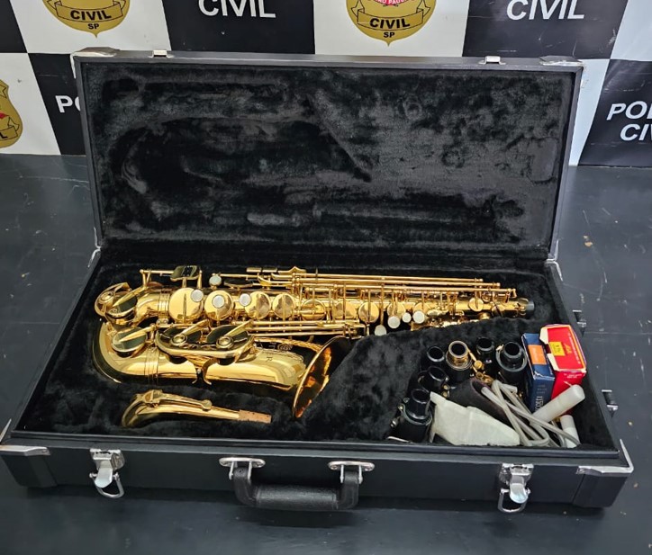 Operação recupera saxofone avaliado em R$ 9 mil em Americana