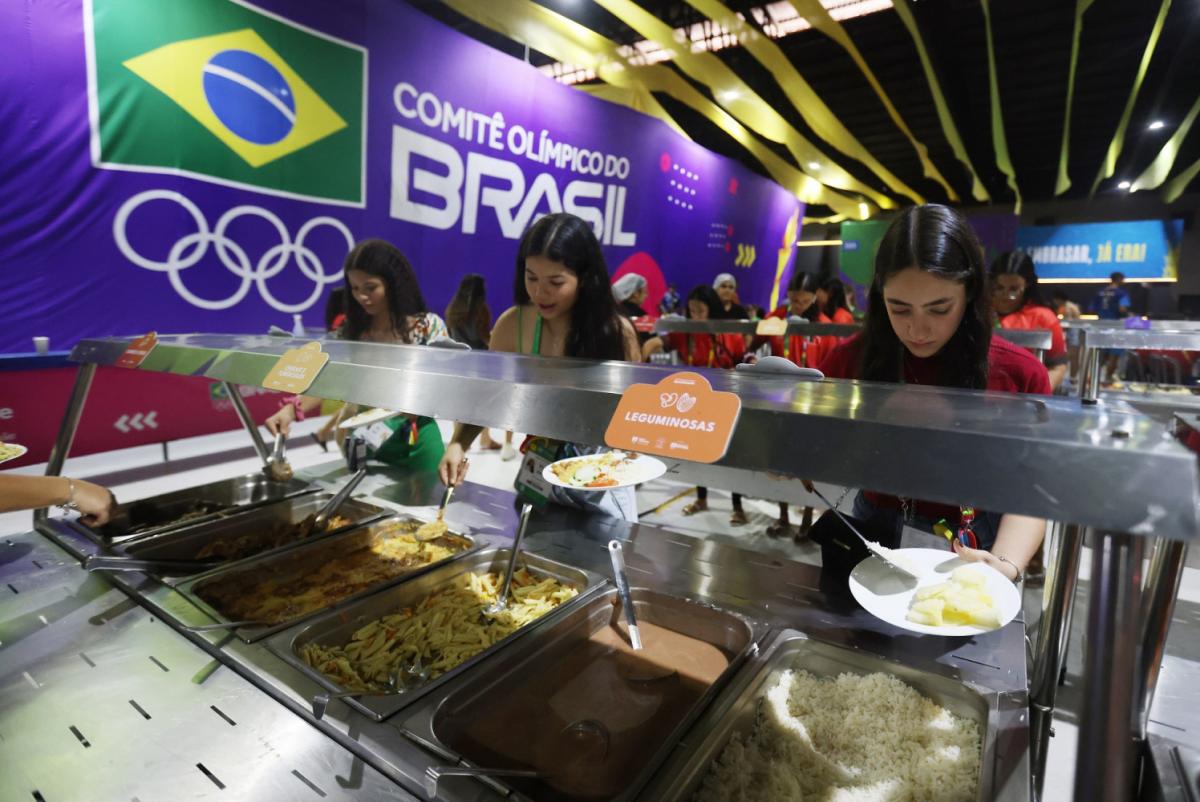 Jogos da Juventude fornecem mais de 3 mil refeições diárias durante o evento