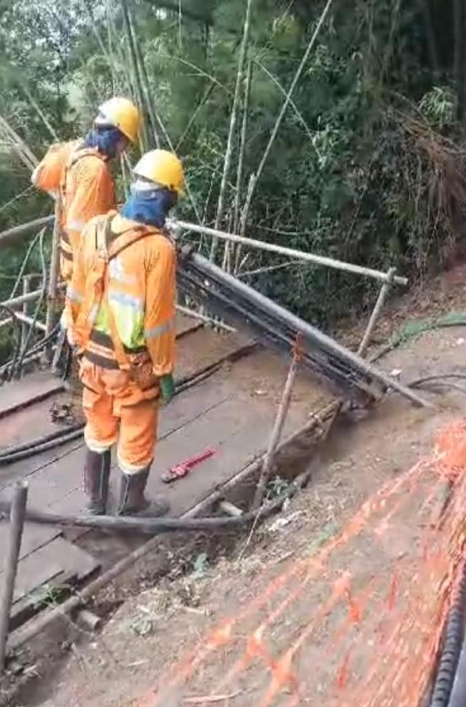 Santos realiza obra de estabilização no Morro Santa Maria