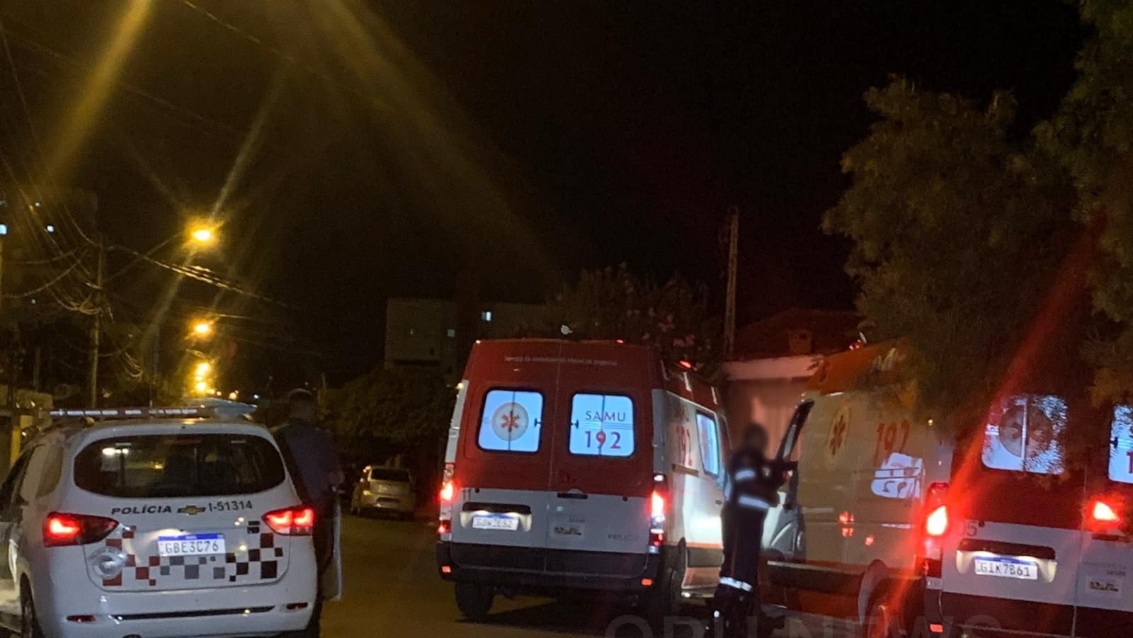 Ambulância estacionada na UPA Oeste é supostamente furtada por criminosos