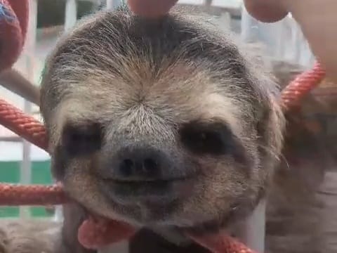Bicho-preguiça é resgatado em fazenda na zona rural de Cunha