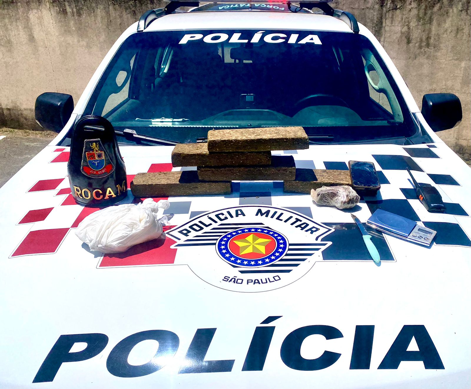 Traficante é preso pela Polícia Militar em Rio Claro