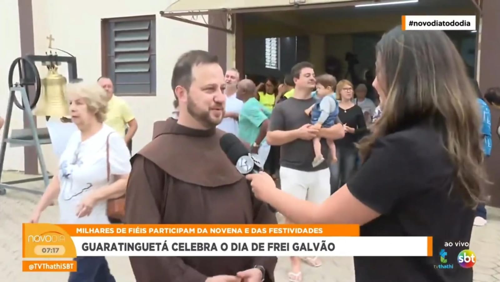 Dia de Frei Galvão: veja a programação especial em Guaratinguetá