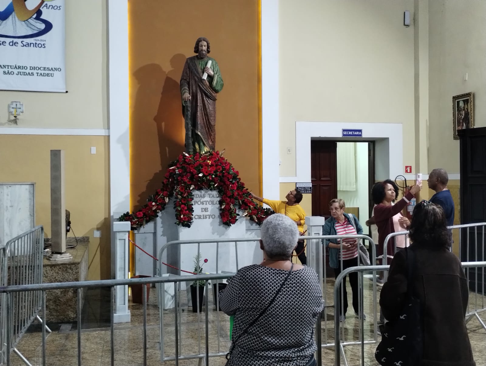 Dia de São Judas Tadeu é celebrado no Santuário de Santos