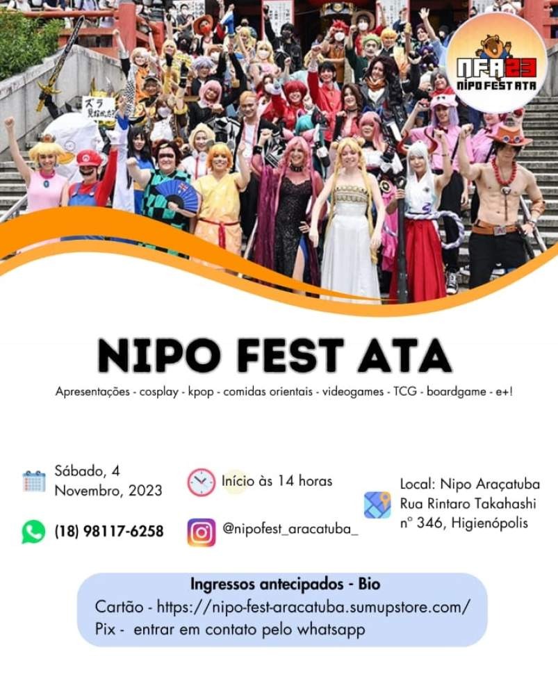 1ª edição do Nipo Fest Ata promete agitar Araçatuba celebrando a cultura oriental