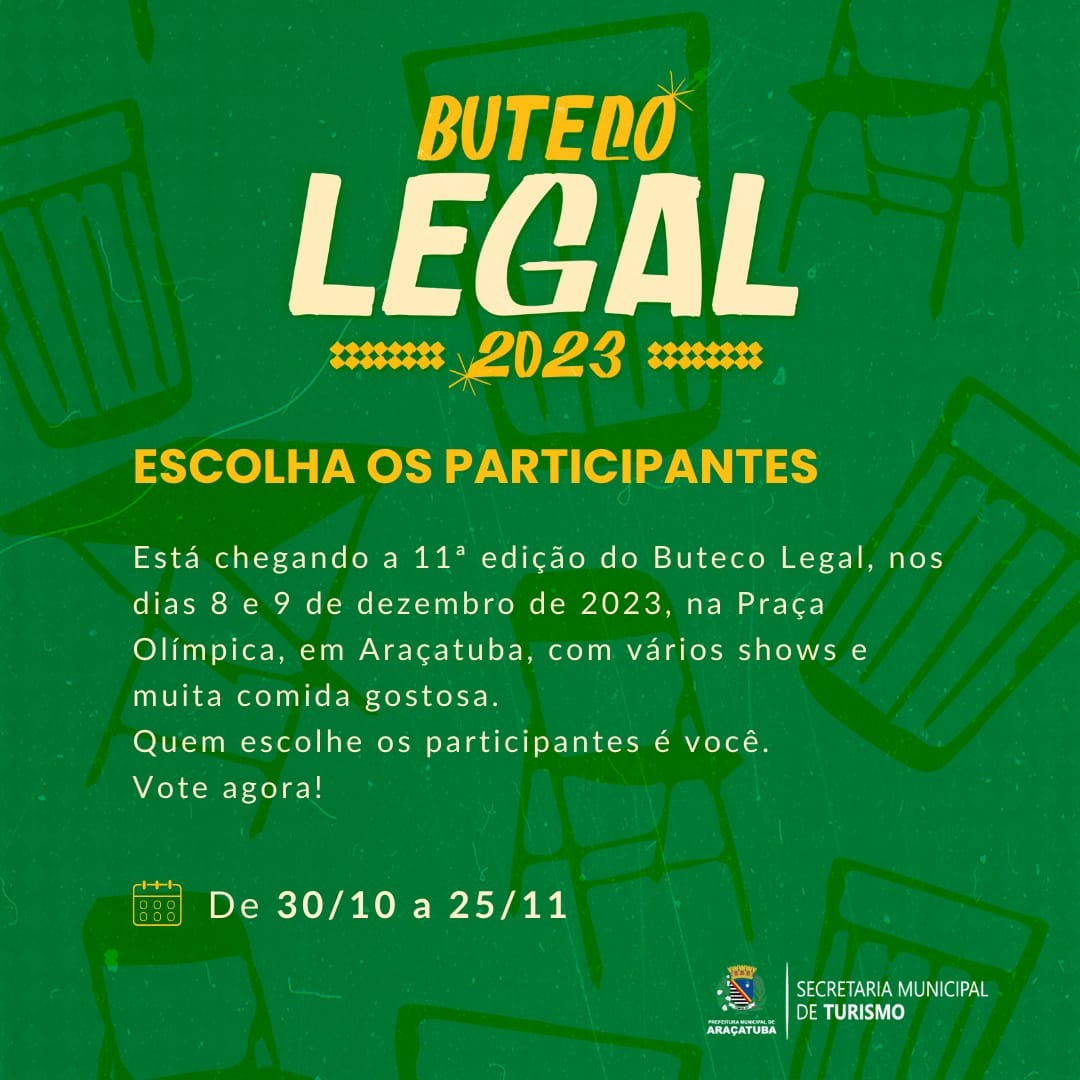 Araçatuba inicia votação para escolher os melhores pratos do 11º Buteco Legal