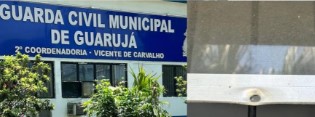 Base da Guarda Municipal de Guarujá é alvo de atentado