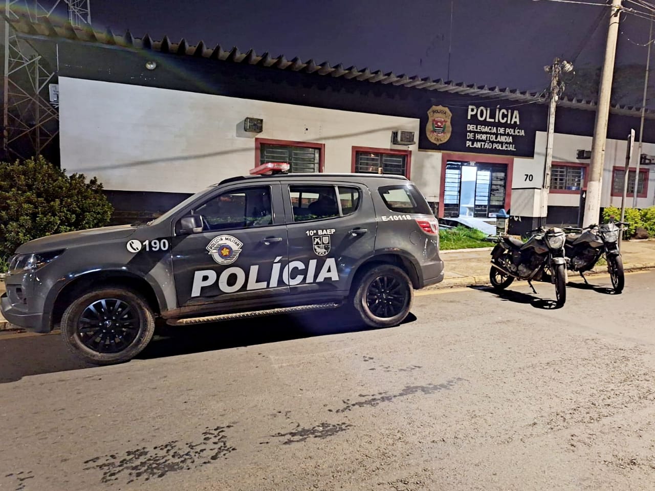 Dupla é presa por roubo em Hortolândia
