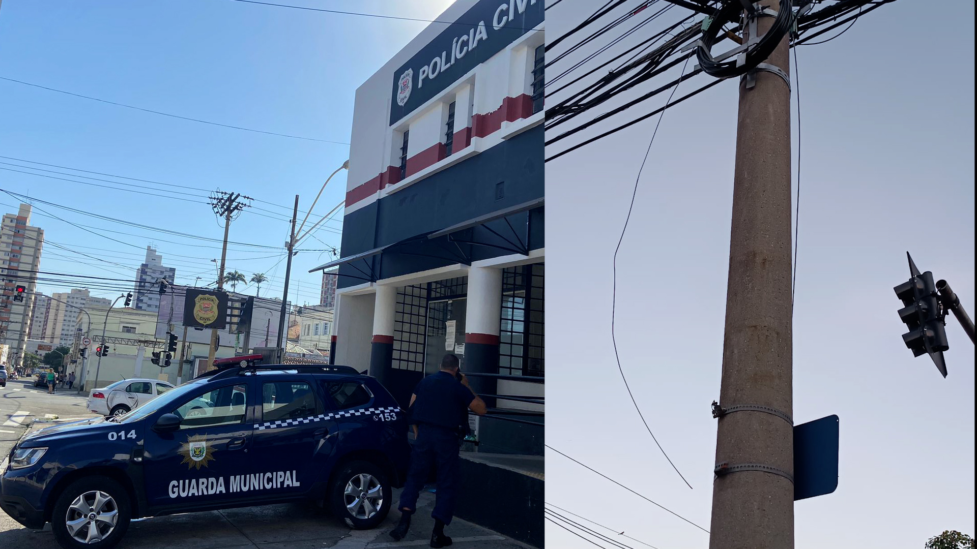 Homem é preso furtando fios de cobre em semáforo de Campinas