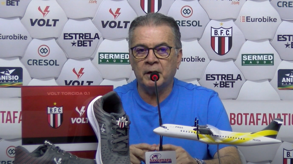 Pelaipe promete Botafogo na Série A em 2024 e técnico na próxima semana