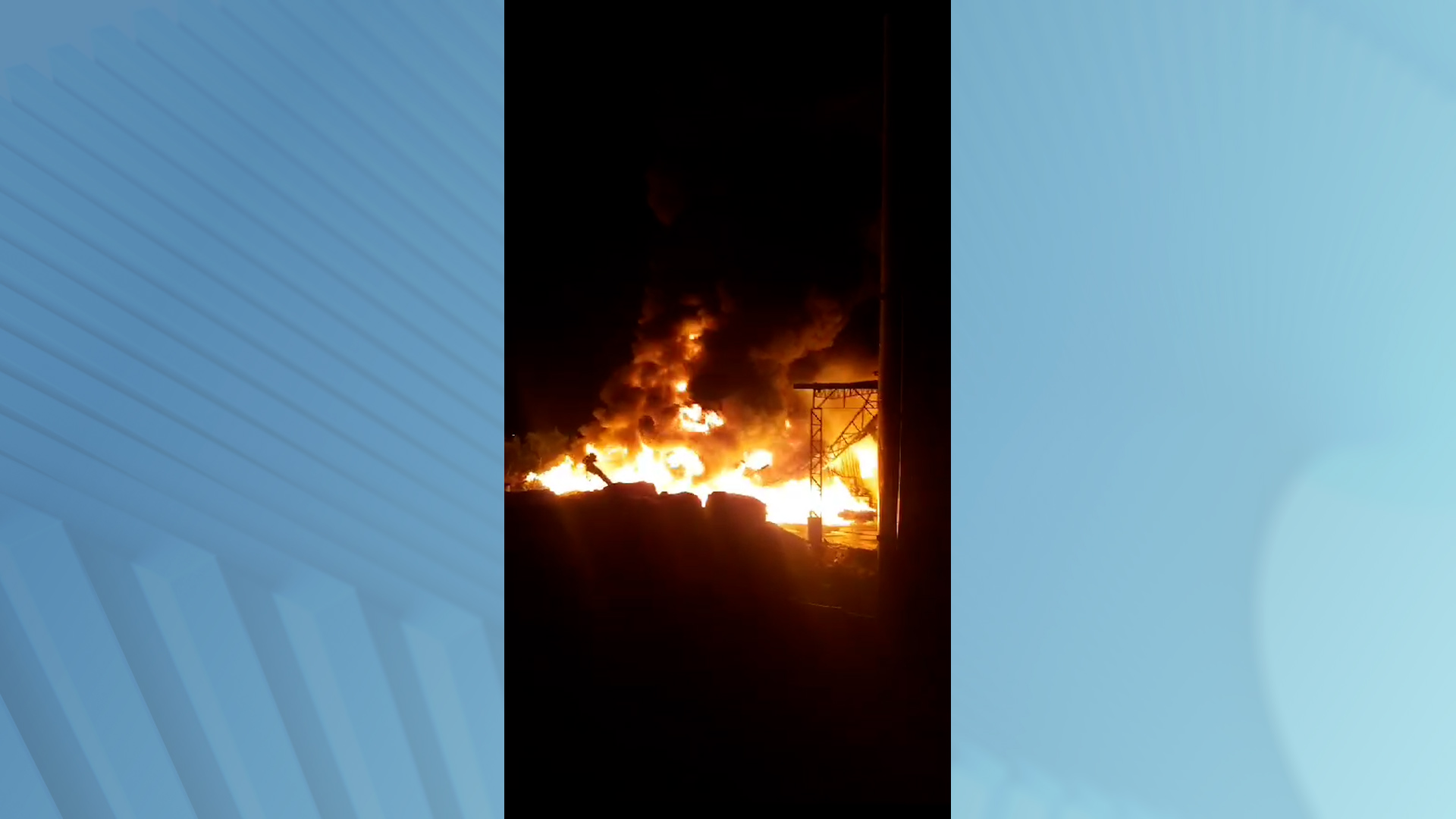 Incêndio atinge empresa de reciclagem em Jaguariúna