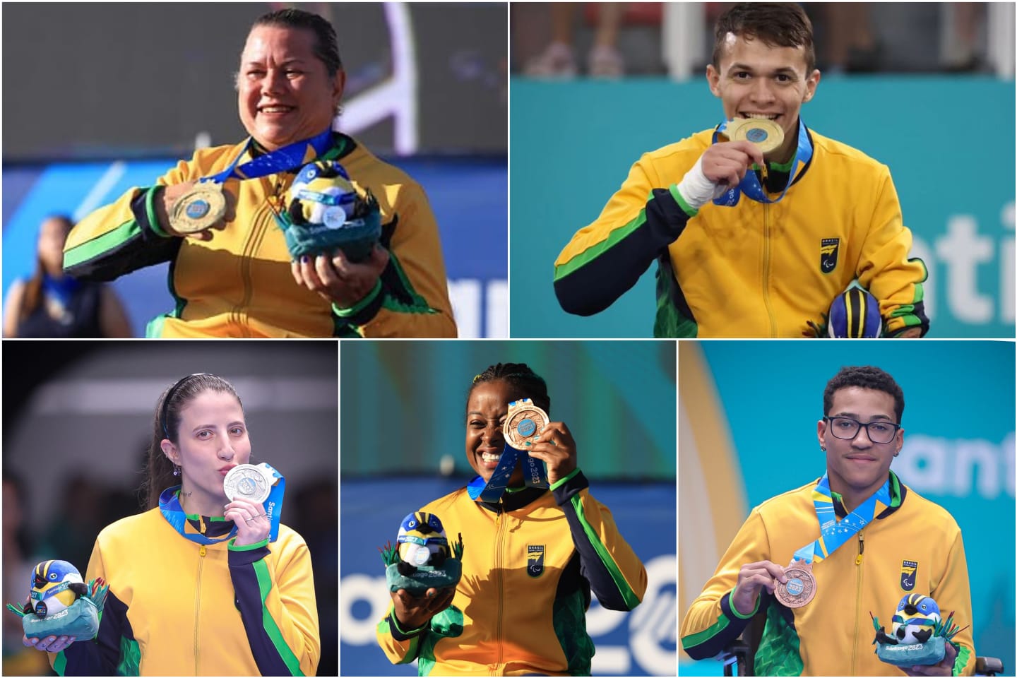 Time paralímpico de Santos brilha no Parapan 2023 no Chile